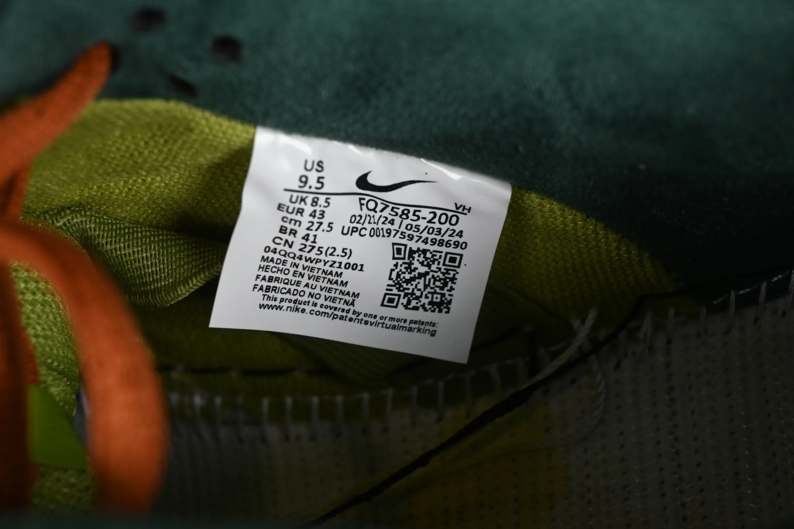 All categories Nk SB Dunk series Nk SB Dunk Low low-top sneakers C version Nk SB Dunk Low "Escargot" snail SB low-top casual sneakers FQ7585-200